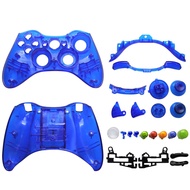 Replacement Full Set Housing Case Cover Shell &amp; Buttons Kit Replacement For Xbox 360 Wireless Controller Gamepad