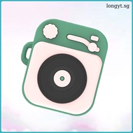 1pc Recorder Player Shaped Earphone Case Earpiece Protector Earbuds Box Compatible for Apple Dark Gr