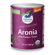 Aronia ORIGINAL Organic Aronia Berry Powder 3.5 oz (100 g) | 20:1 Fruit-to-Powder Ratio, over 1,600 