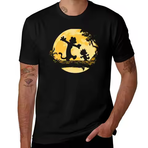 Calvin And Hobbs Calvin And Hobbs Calvin And Hobbs T-Shirt graphic shirts summer 2025 oversized t sh