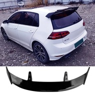 Glossy Black Spoiler for Volkswagen Golf 7 MK7 ABS Material Car Rear Trunk Roof Spoiler