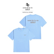 ADLV เสื้อยืด Oversize รุ่น Basic Short Sleeve T-Shirt 2 Sky Blue Blue (50013OBLSSU_F3BLXX)