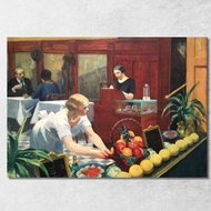 Tables For Ladies Edward Hopper eho43 Canvas Print