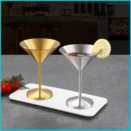 Nan Beverage Service Metal Cup with Stem Base V Opening Serving Cup for Home Hosting Party Display a
