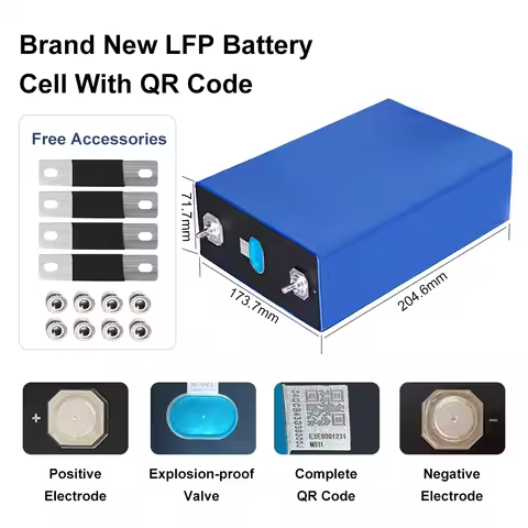 EU Stock Lifepo4 Battery Grade A MB31 EVE314 8000 Cycles Rechargeable Batteries 12V 24V 48V 96V DIY 