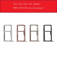 Memory & SIM Card Tray Holder For Huawei NOVA G9 Plus Maimang 5 Sim Card Reader Slot Socket Adapter 