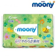 Moony - MOONY 嬰兒柔潤濕紙巾 76張 [平行進口] 嬰幼兒濕紙巾 (包裝圖案隨機出貨)
