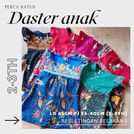 5 BAJU CUMA 50RB DRESS ANAK PERCA BATIK KATUN