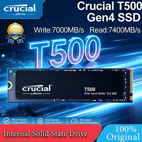 Crucial T500 1TB PCIe Gen4 NVMe M.2 SSD 7300MB/s High Speed Gaming Drive,Fit PS5 Laptop PC,OEM Origi