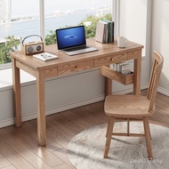 Household Desk Chair Computer Desk Simple Desk Workbench Desk Student Desktop Bedroom White Waxwood 