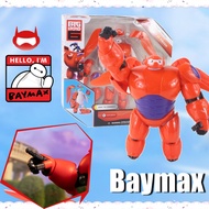 Big Hero 6 Baymax Action Figure Cute Cartoon Baymax Assembly Model Collectible Figure Toy