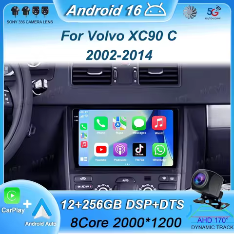 Android 16 Car Radio For Volvo XC90 C 2002 - 2014 Multimedia Video Player Navigation stereo GPS