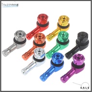[liujinpeng] 2PCS CNC Motorcycle 90 Degree Angle Wheel Tire Stem Tubeless Valve Aluminum 82DQ