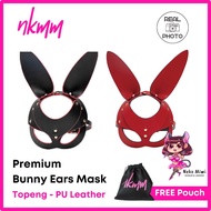 Neko Mimi Premium Bunny Ears Mask PU Accessories Mask Party Rabbit Berry Mart