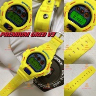 Dw6900 PL9 PL4 CC3 CB2 Eminem NB7 Jam Tangan Lelaki Perempuan Unisex Wanita Digital Watch G white sh