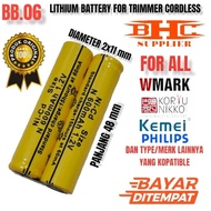 MESIN Bb-06 Battery TRIMMER CORDLESS HAIR Shaving Machine HAIR CLIPPER KEMEI WMARK KORYU Etc