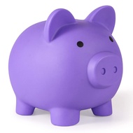Piggy Bank, My First Money Bank, Unbreakable Plastic Coin Bank for Girls and Boys, Medium Size Piggy
