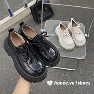 Ulzzang Style High Sole Smooth Leather Oxford Shoes GL02
