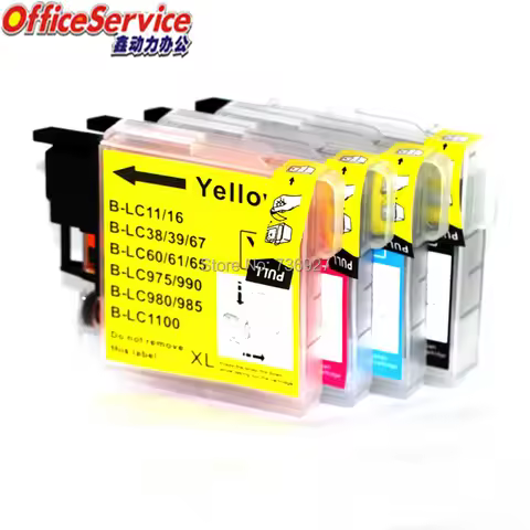 LC1100 LC980 LC985 ink Cartridge Compatible For Brother MFC-J220/J265w/J270w/J410/J410w/J415W/J615W/
