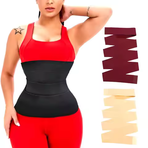 10cm Bandage Wrap Snap Colombianas Girdles Shapewear High Compression Waist Trainer Tummy Control Co