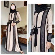 MX172 - Aderra dress Abaya gamis brokat 4season hijab