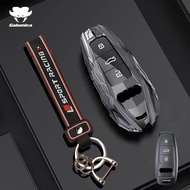 Zinc Alloy Car Key Case Cover For Audi A1 A3 A4 B9 A6L A7 C8 A7 S7 4K A8 D5 S5 S6 R8 S8 Q2L Q3 Q5L Q