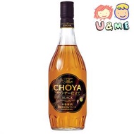 蝶矢 - The CHOYA BLACK 芳醇濃郁 白蘭地本格梅酒 700ml ✥[18529] (平行進口貨)