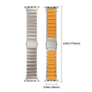Tali iWatch magnetik aloi titanium untuk iWatch Ultra 3, 2, 1 Siri 11, 10, 9, 8, 7, 6, 5, 4, SE, SE3