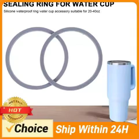 2Pcs Bottle Seal Ring Silicone Replacement Stopper Leak Proof Cap Mouth Plug Gasket for Owala FreeSi