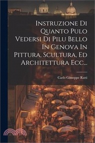 11601.Instruzione Di Quanto Pulo Vedersi Di Pilu Bello In Genova In Pittura, Scultura, Ed Architettura Ecc...
