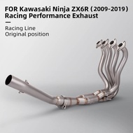 for zx6r 636 ninja zx6r 2009-2019 Stainless steel full exhaust system