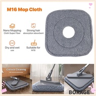 BORAG 1pc Self Wash Spin Mop, Dust Washable Cleaning Mop Cloth Replacement,  Household 360 Rotating MopHead Cleaning Pad for M16 Mop