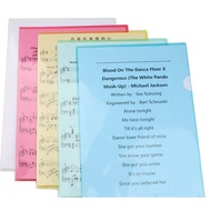 A4 Colour Holder File (L Shape)