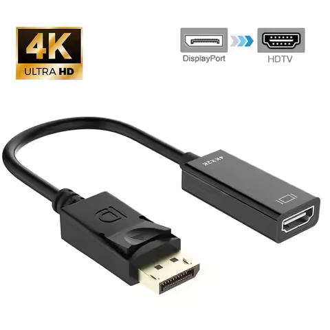 DP To HDMI-compatible Adapter Converter 4K HD 1080P For Laptop PC Display Port To HDMI-compatible 4K