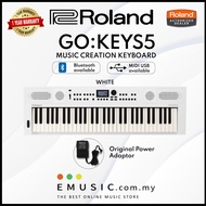 Roland GO:KEYS5-WH WHITE Music Creation 61 Keys Keyboard (GO KEYS GO-KEYS GOKEYS GOKEY GO KEY)