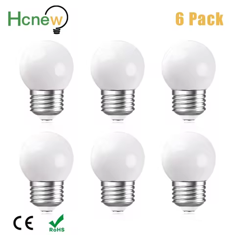 Milky White G45 Led Bulb 220V E27 1W 2W 3W Night Light Plastic Shatterproof Pendant Chandelier Outdo