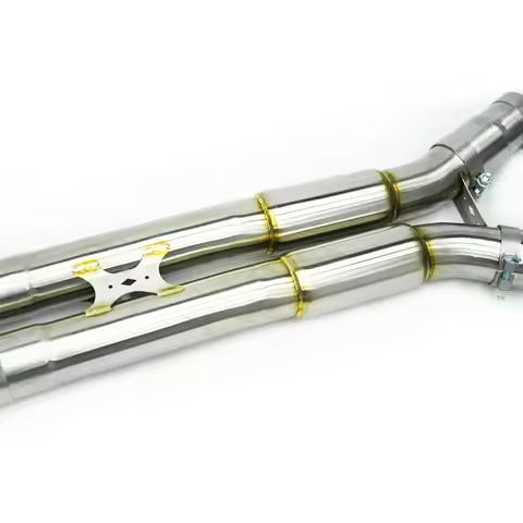 For BMW M3/M4 G80/G8X G83 G82 3.0T 2021-2023 stainless steel with insulation layer car exhaust pipe 