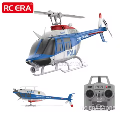RC ERA C138PRO Brushless C138 Brushed Bell206 Jet Ranger 2.4G RC Helicopter with Gyro Stabilizer Rem
