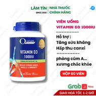 (Genuine) Vitamin D3 1000IU Ocean Health optimal calcium absorption and increased resistance (60 tab