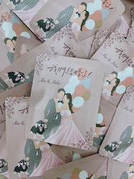 婚禮小物客製 | 客製化茶包 | 似顏繪 | 三角茶包 | 喜茶 |烏龍茶