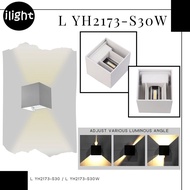 LED Up Down Wall Light Waterproof Aluminium Wall Lamp 3000K