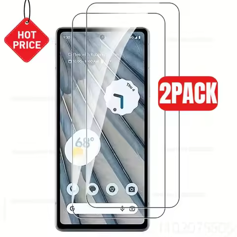 2Pack Transparent Screen Protector for Google Pixel 9A 8A 9 Pro XL Pixel 7 Pro 7A HD Tempered Glass 