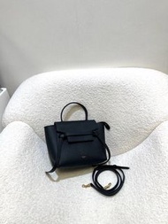 Celine nano belt bag black 鯰魚包 手提袋單肩斜孭包 黑色 189003ZVA.38NO 全新正版正貨