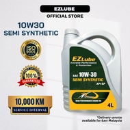 EZLUBE 10W30 4L Semi Synthetic SP Engine Oil Minyak Hitam Kereta Minyak Enjin Kereta Perodua Proton