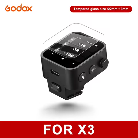Godox Tempered Film Glass for Godox X3 Xpro Trigger V1 V850III V860III TT685II V860II V850II TT600 V