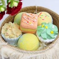 Packaging Cake Set Aromatherapy Bath Salt Ball Essential Oil Bubble Bomb Bath Ball Bathtub Bubble Ba
