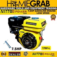 NITTOO 7.5HP LOW SPEED GASOLINE ENGINE‼️SUITABLE FOR MIXER‼️170F-L‼️