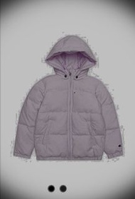 champion 厚 puffer down jacket women, girls youth light purple 淺紫 羽絨外套