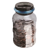 Coin Piggy Bank Capacity Large Transparent Coin Bank malaysia Syiling Clear Digital Piggy Bank Coin