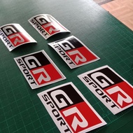 GR sport sticker high quality waterproof cutout sticker